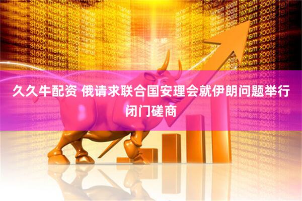 久久牛配资 俄请求联合国安理会就伊朗问题举行闭门磋商